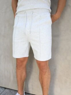 Verona Shorts - Marl White -Blakely Clothing Store 2808MARLWHITE 02D
