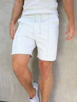 Verona Shorts - Marl White -Blakely Clothing Store 2808MARLWHITE 04D