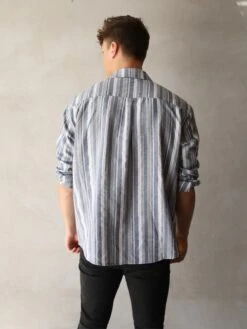Rialto Stripe Shirt - Blue -Blakely Clothing Store 2811Blue 06D