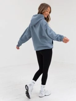 Varsity Oversized Hoodie - Blue -Blakely Clothing Store 2829VARW BlueD 1