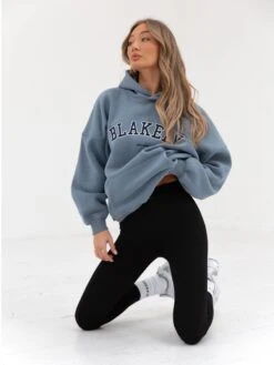 Varsity Oversized Hoodie - Blue -Blakely Clothing Store 2829VARW BlueD 5