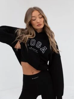 Yoga Oversized Hoodie - Black -Blakely Clothing Store 2831Black 08D