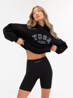 Yoga Oversized Hoodie - Black -Blakely Clothing Store 2831Black 13D