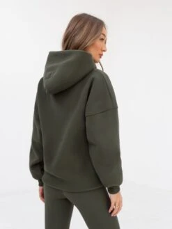 Yoga Oversized Hoodie - Khaki Green -Blakely Clothing Store 2831Khaki 01D