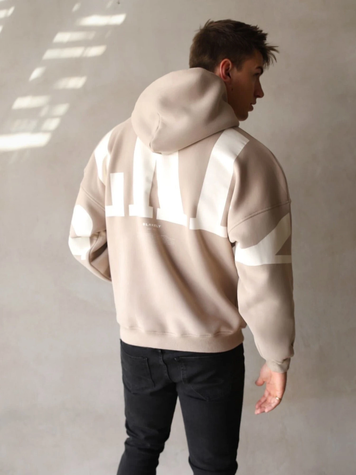BLKLY Relaxed Hoodie - Tan 6 BLKLY Relaxed Hoodie - Tan - Image 6