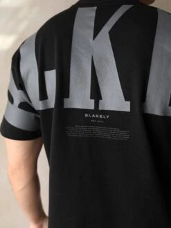 BLKLY Relaxed T-Shirt - Black 11 BLKLY Relaxed T-Shirt - Black -Blakely Clothing Store 2837Black 02D