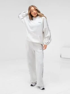 Apex Wide Leg Sweatpants - Marl White -Blakely Clothing Store 2848AMarlWhite 03D 062a47f6 274d 49e3 9698 dc46a1c5c996