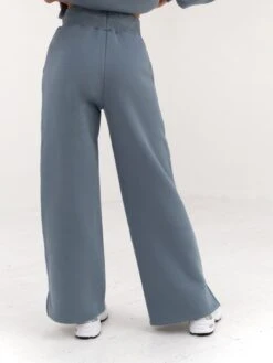 Varsity Wide Leg Sweatpants - Blue -Blakely Clothing Store 2848VARW BlueD 5