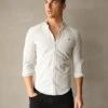 Modena Stripe Shirt - White -Blakely Clothing Store 2863WhiteLEADD