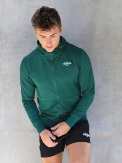 Full Zip Training Hoodie - Dark Green 11 Full Zip Training Hoodie - Dark Green -Blakely Clothing Store 2891Green 02D