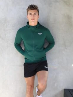 Full Zip Training Hoodie - Dark Green 10 Full Zip Training Hoodie - Dark Green -Blakely Clothing Store 2891Green 04D