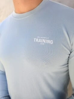 Long Sleeve Training T-Shirt - Light Blue -Blakely Clothing Store 2896Blue 06D