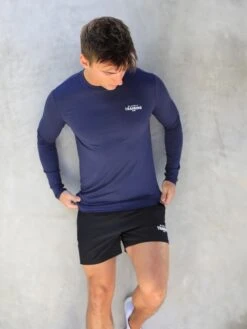 Long Sleeve Training T-Shirt - Navy 10 Long Sleeve Training T-Shirt - Navy -Blakely Clothing Store 2896Navy 04D