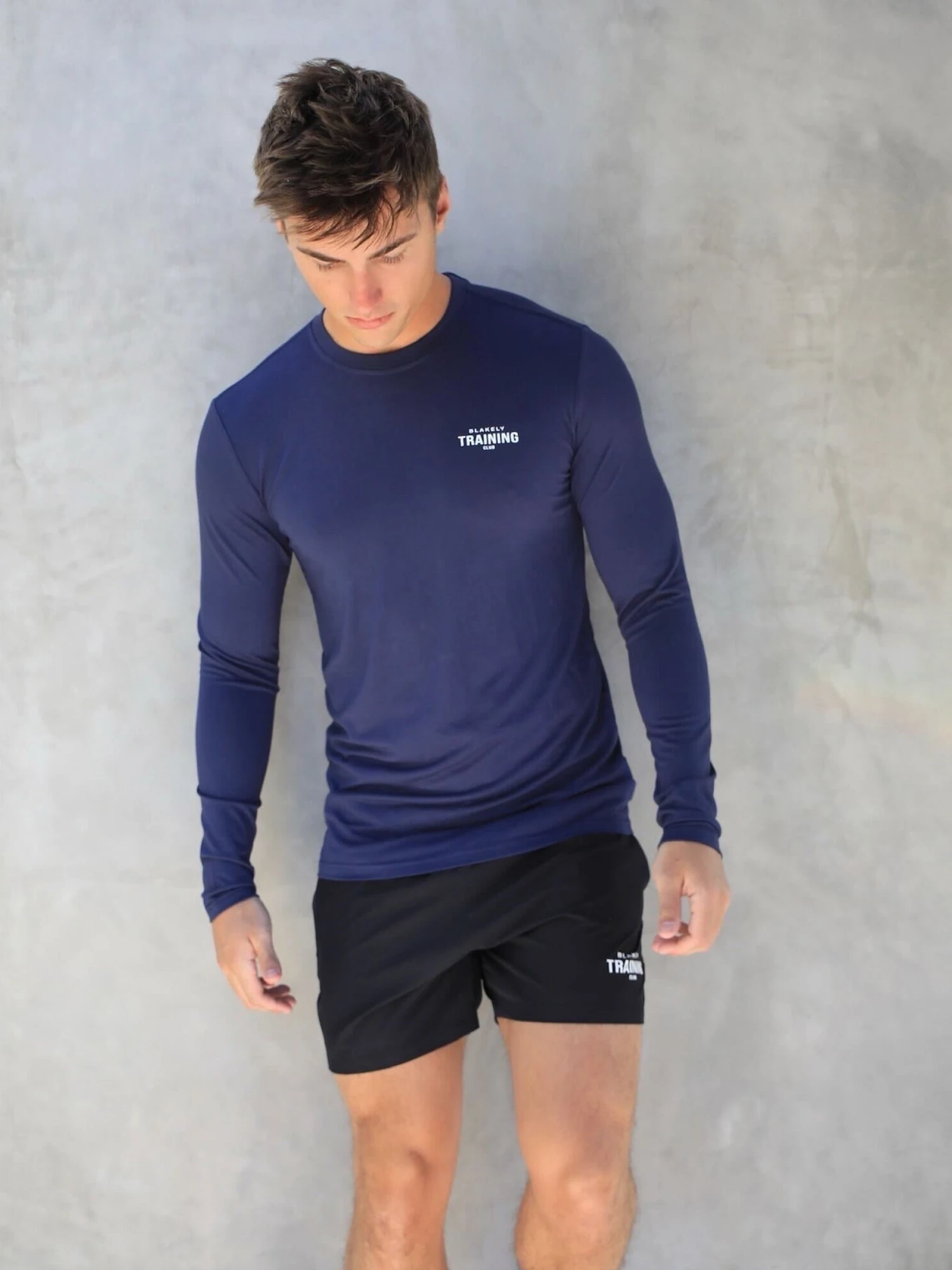 Long Sleeve Training T-Shirt - Navy 6 Long Sleeve Training T-Shirt - Navy - Image 6