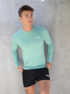 Long Sleeve Training T-Shirt - Sage Green -Blakely Clothing Store 2896Sage 02D