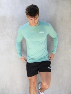 Long Sleeve Training T-Shirt - Sage Green -Blakely Clothing Store 2896Sage 04D