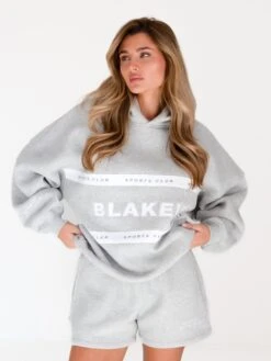 Serena Oversized Hoodie - Marl Grey