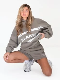 Serena Oversized Hoodie - Safari Green -Blakely Clothing Store 2924BSafarigreen 04D