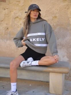 Serena Oversized Hoodie - Safari Green -Blakely Clothing Store 2924Brand 17D