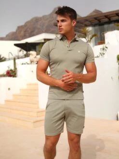 Sorrento Polo Shirt - Light Khaki -Blakely Clothing Store 2930Khaki 07D