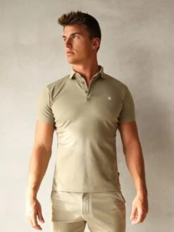 Sorrento Polo Shirt - Light Khaki -Blakely Clothing Store 2930Khaki 09D