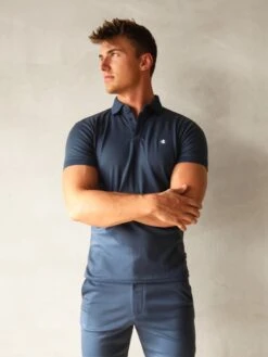Sorrento Polo Shirt - Navy -Blakely Clothing Store 2930Navy 06D