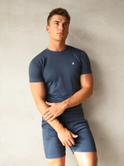 Sorrento T-Shirt - Navy -Blakely Clothing Store 2932Navy 04D