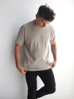 Matteo Relaxed T-Shirt - Tan -Blakely Clothing Store 2942Tan 03D