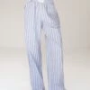 Elena Stripe Trousers - Blue 13 Elena Stripe Trousers - Blue -Blakely Clothing Store 2966BLUELEADD