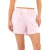Elena Stripe Shorts - Pink