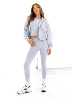 Blakely Full Zip Hoodie - Pale Blue -Blakely Clothing Store 2991BLUE03D