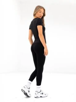 Lucia Baby Tee - Black 8 Lucia Baby Tee - Black -Blakely Clothing Store 2996black02D