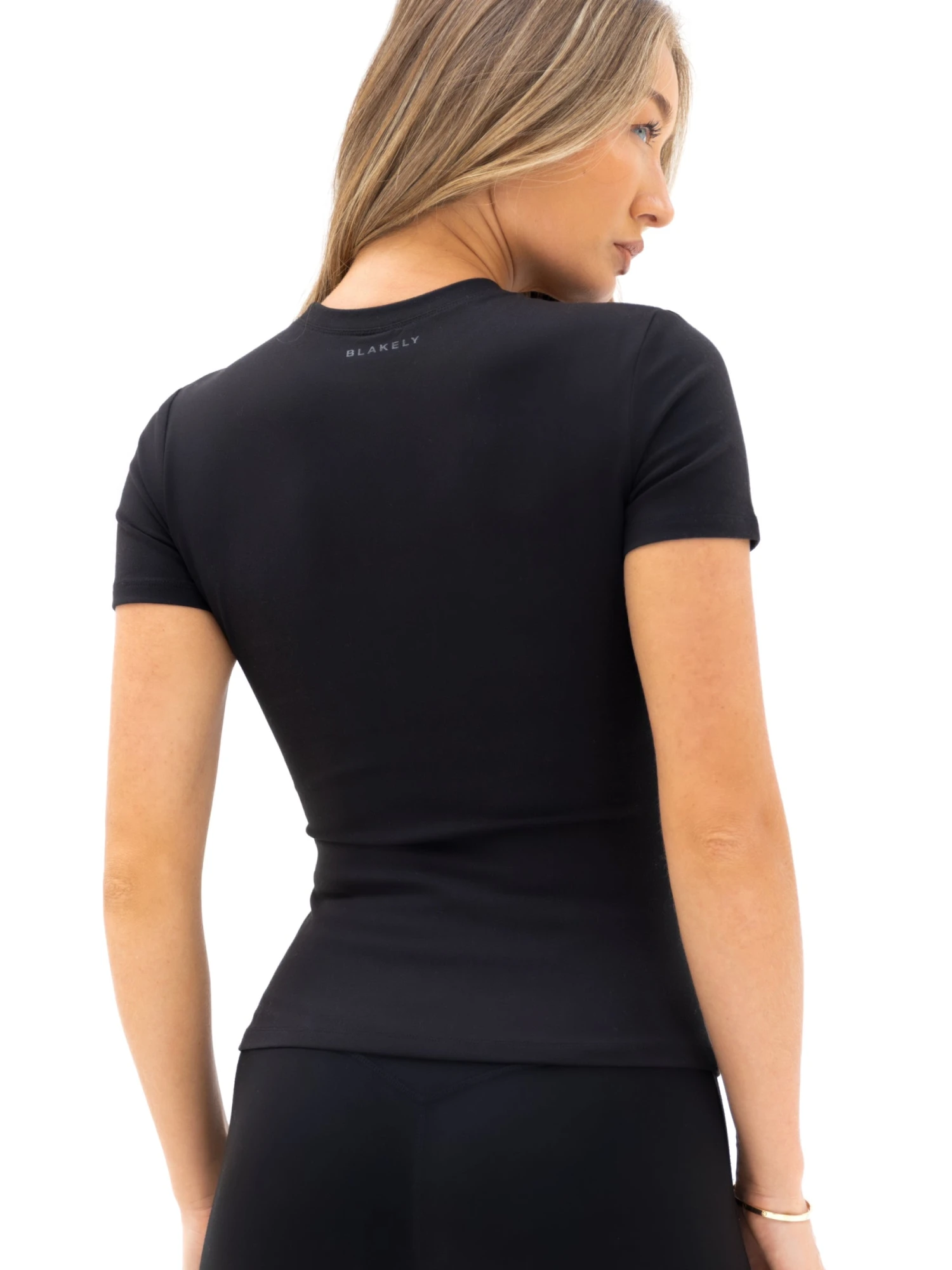 Lucia Baby Tee - Black 2 Lucia Baby Tee - Black - Image 2