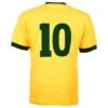 Kids Brazil 1970 Retro No 10 Football Shirt - Premium Heavyweight Cotton -Blakely Clothing Store 3011p 1