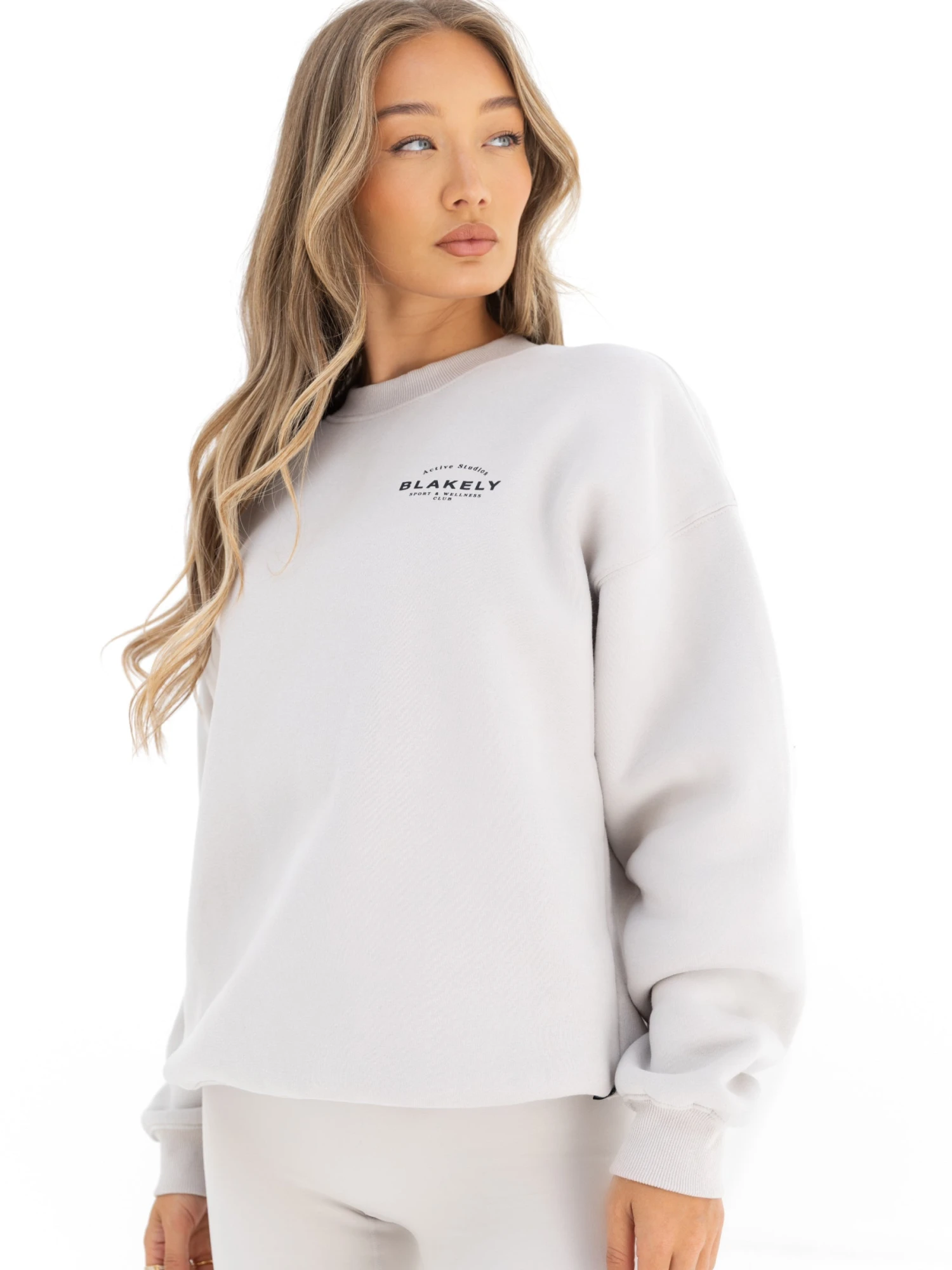 Active Studios Oversized Jumper - Ivory 2 Active Studios Oversized Jumper - Ivory - Image 2