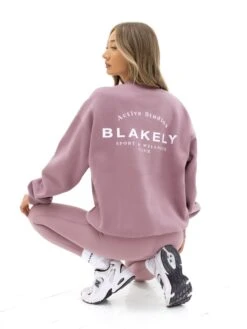 Active Studios Oversized Jumper - Dusty Pink 8 Active Studios Oversized Jumper - Dusty Pink -Blakely Clothing Store 3057ADUSTYPINK06D