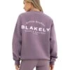 Active Studios Oversized Jumper - Grape 13 Active Studios Oversized Jumper - Grape -Blakely Clothing Store 3057APLUM03LEADD
