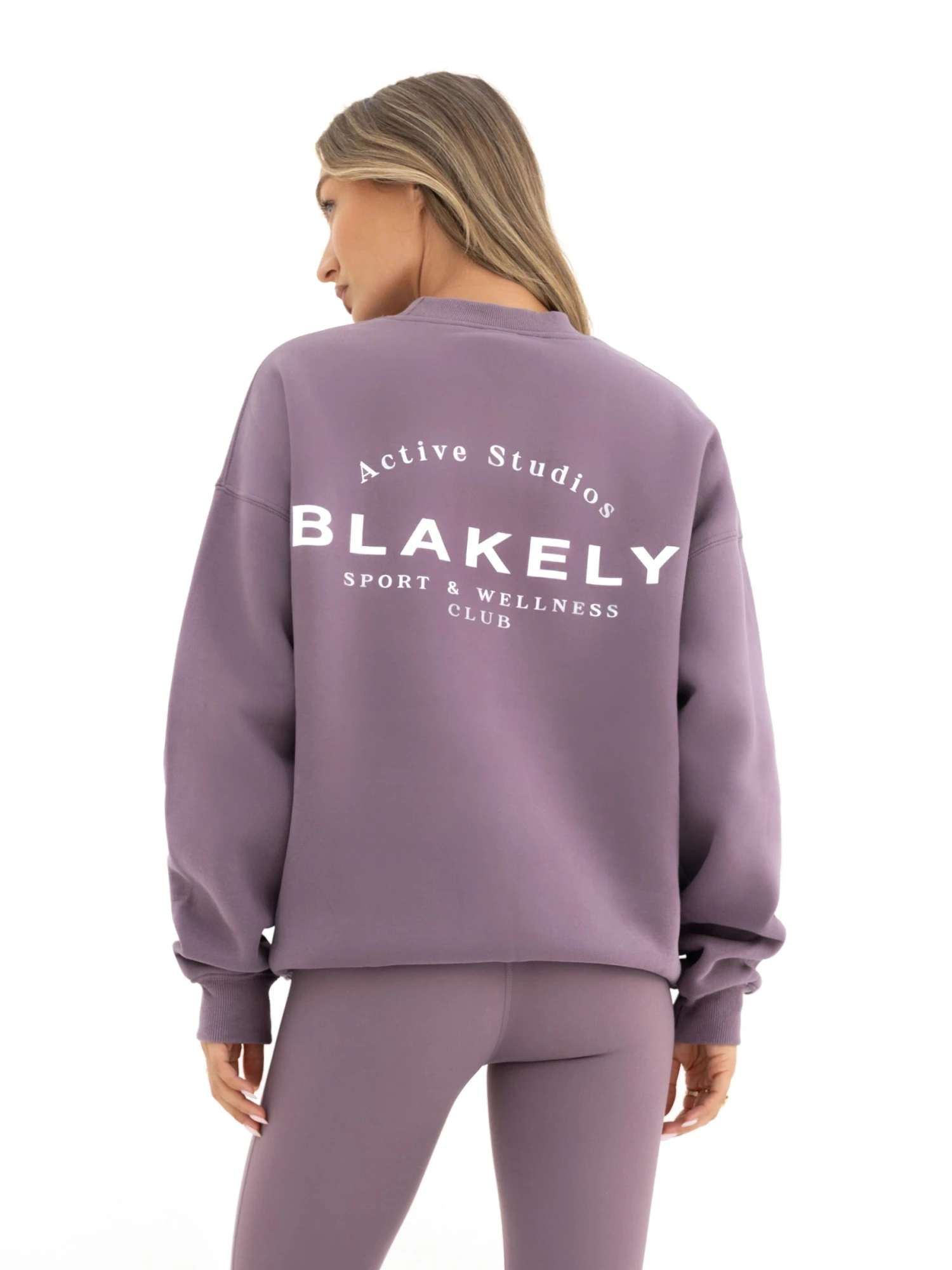 Active Studios Oversized Jumper - Grape 1 Active Studios Oversized Jumper - Grape