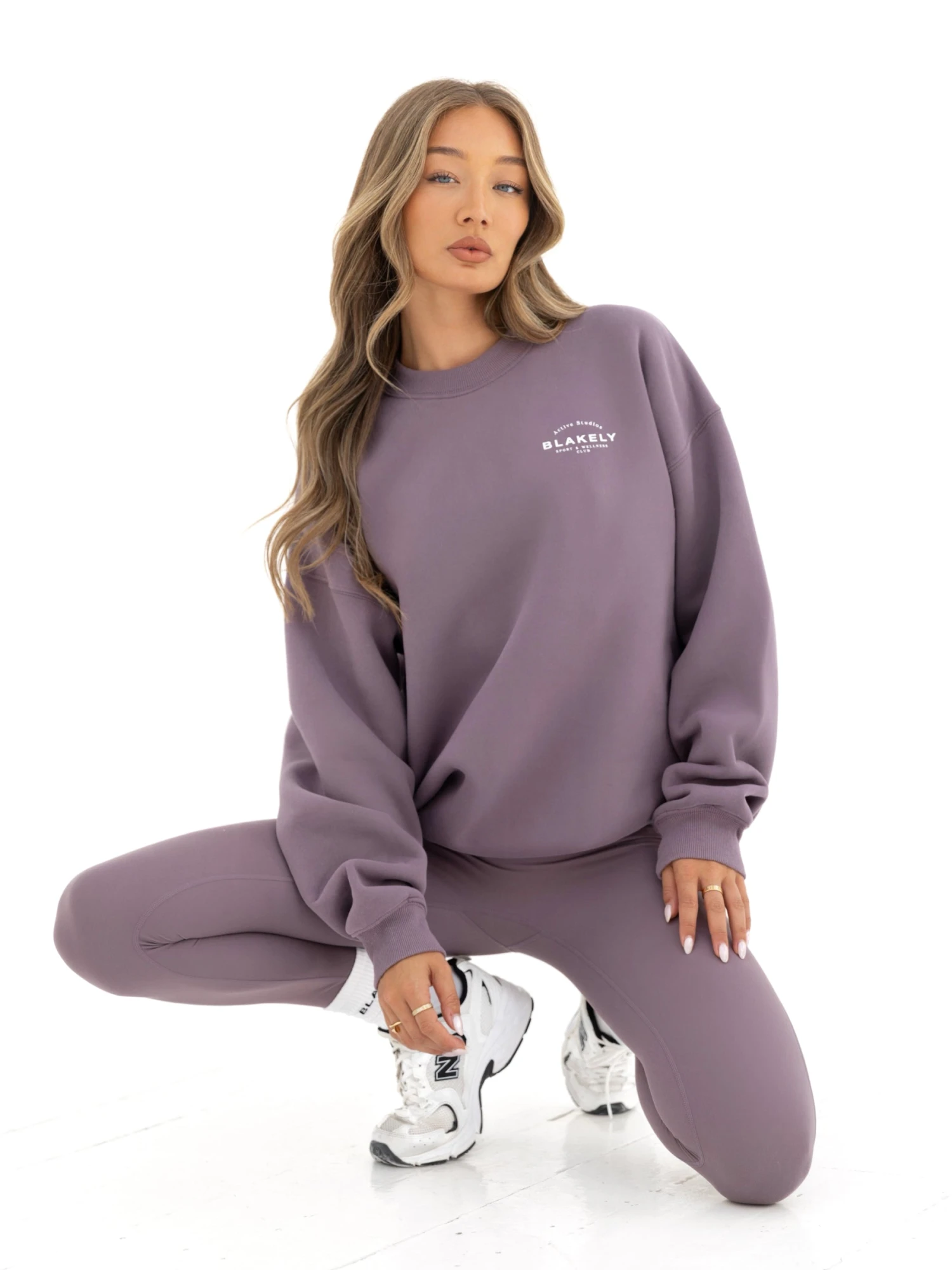 Active Studios Oversized Jumper - Grape 4 Active Studios Oversized Jumper - Grape - Image 4