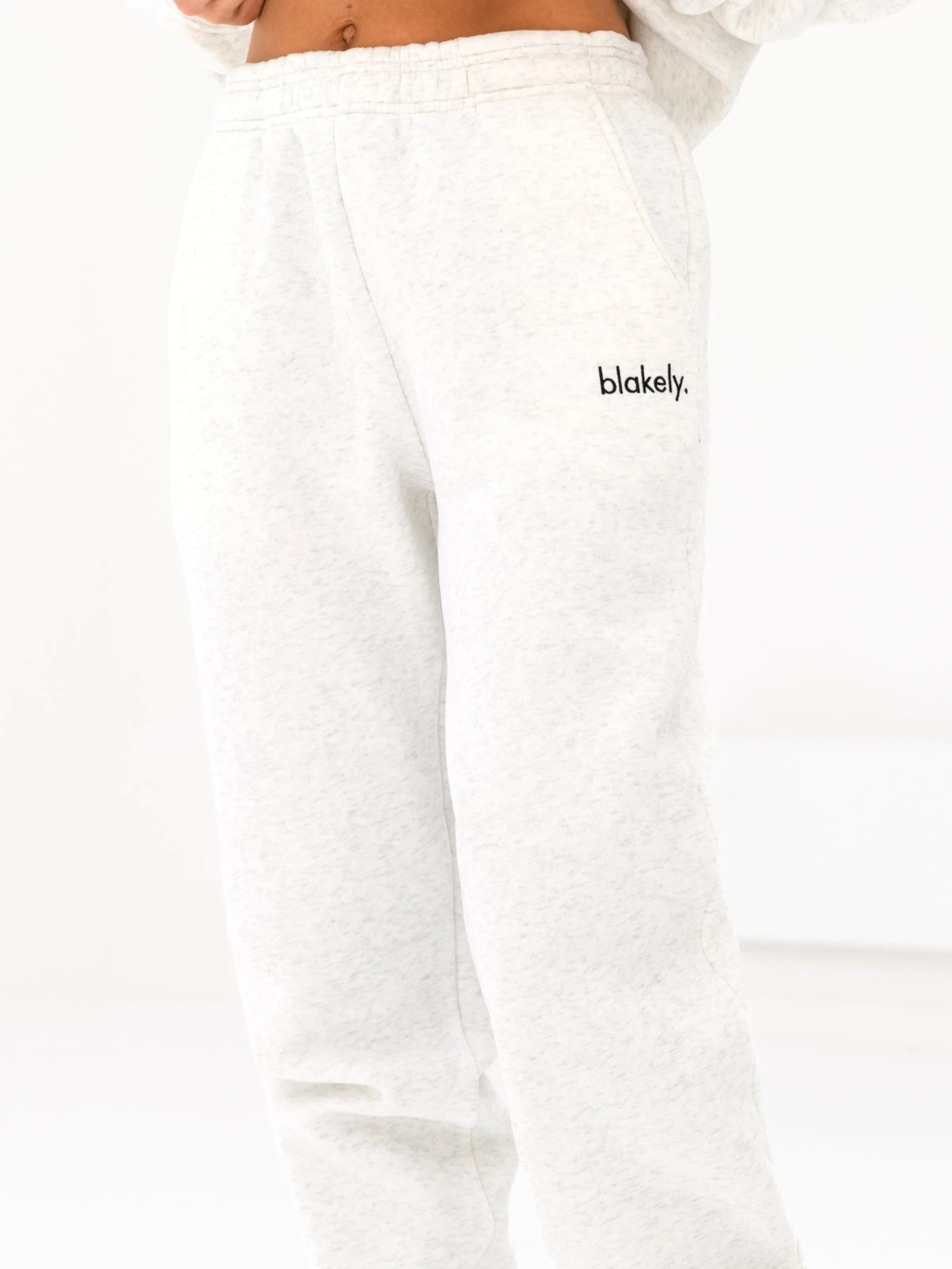 Sami Sweatpants - Marl White 6 Sami Sweatpants - Marl White - Image 6
