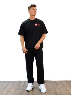 Italic Relaxed Sweatpants - Black -Blakely Clothing Store 3078IBLACKHORIZONTAL02D