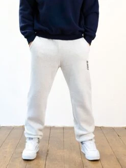 Italic Linear Relaxed Sweatpants - Marl White -Blakely Clothing Store 3079IMARLWHITEVERTICAL04D