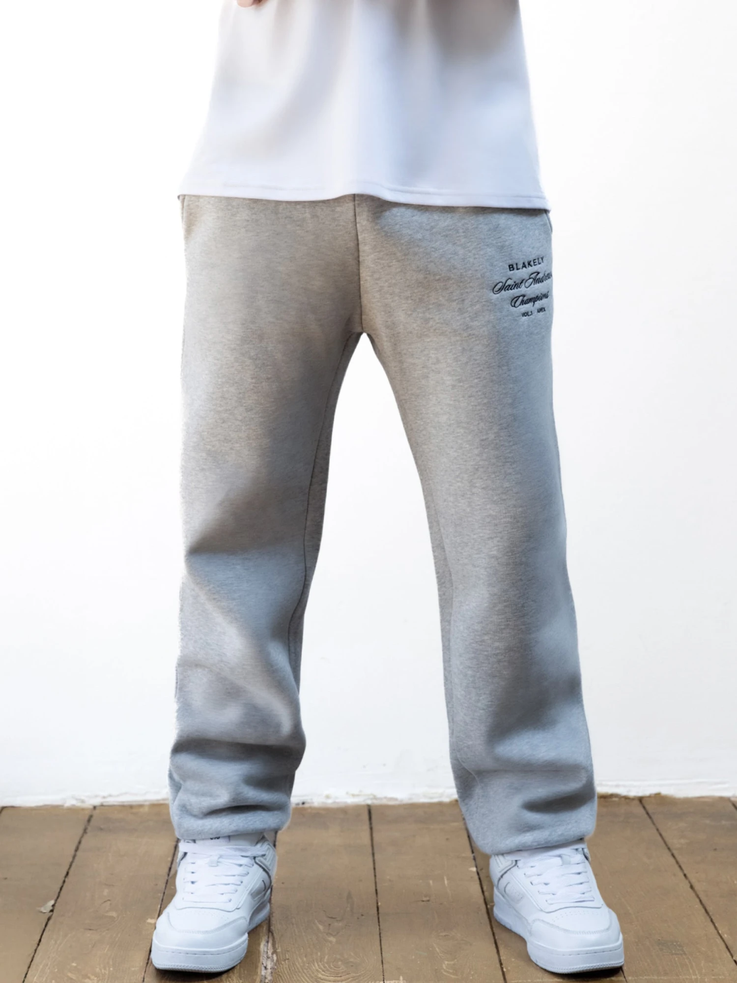 Legacy Relaxed Sweatpants - Marl Grey 3 Legacy Relaxed Sweatpants - Marl Grey - Image 3