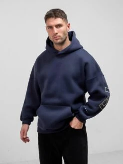 Embroidered Idris Oversized Hoodie - Yellow 11 Embroidered Idris Oversized Hoodie - Yellow -Blakely Clothing Store 3090CYELLOWD 4