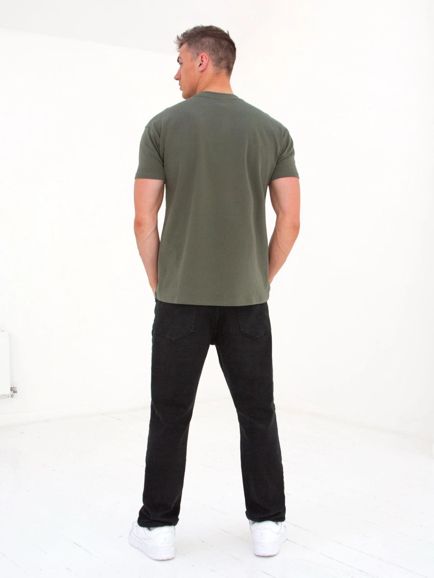 Anchor Relaxed T-Shirt - Dark Green 4 Anchor Relaxed T-Shirt - Dark Green - Image 4