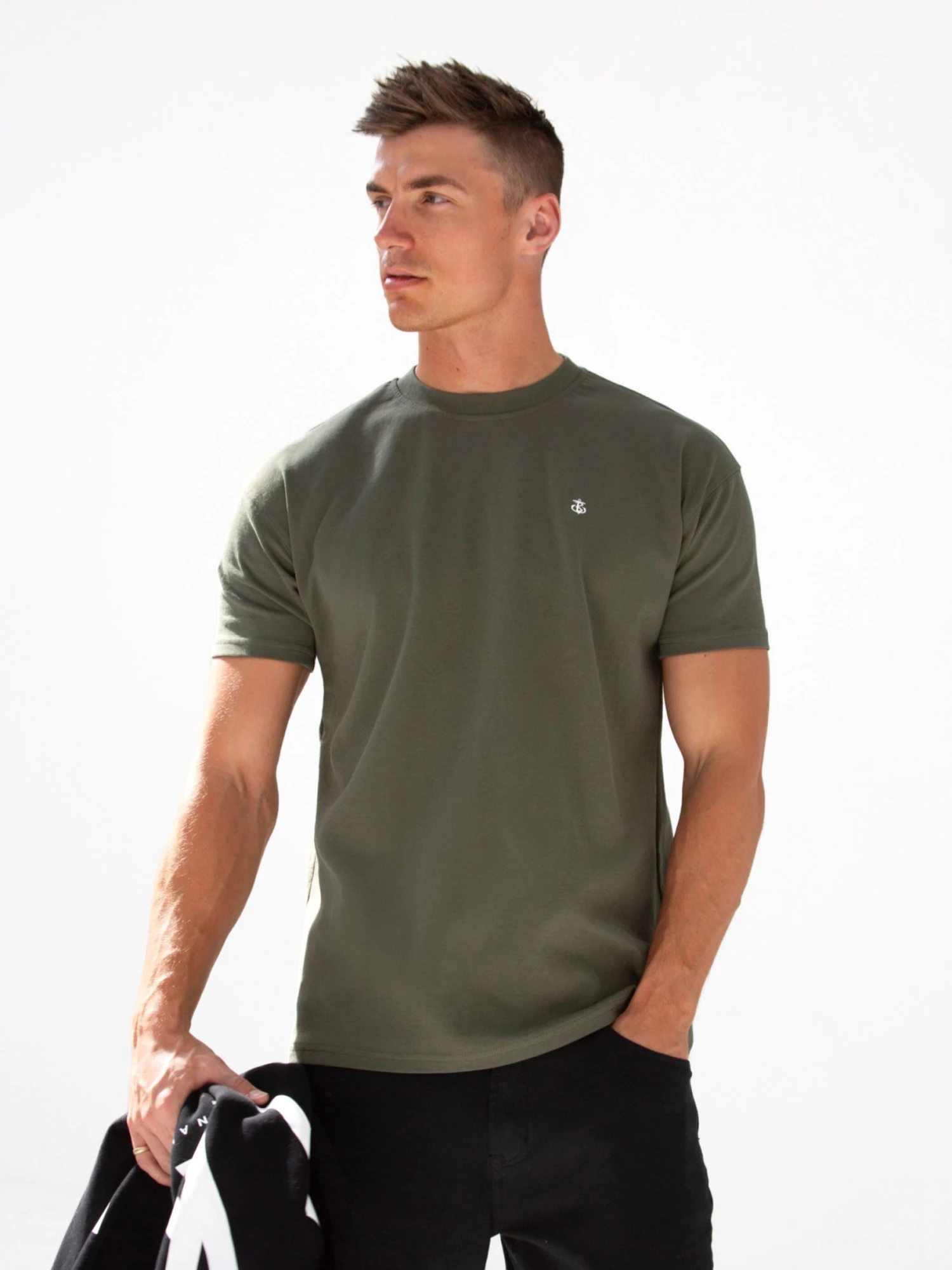 Anchor Relaxed T-Shirt - Dark Green 2 Anchor Relaxed T-Shirt - Dark Green - Image 2