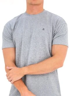 Anchor Relaxed T-Shirt - Marl Grey -Blakely Clothing Store 3124AGREY01D