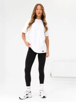 Olivia Oversized T-Shirt - White 8 Olivia Oversized T-Shirt - White -Blakely Clothing Store 3124WHITED 3