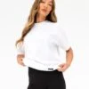 Olivia Oversized T-Shirt - White -Blakely Clothing Store 3124WHITELEADD