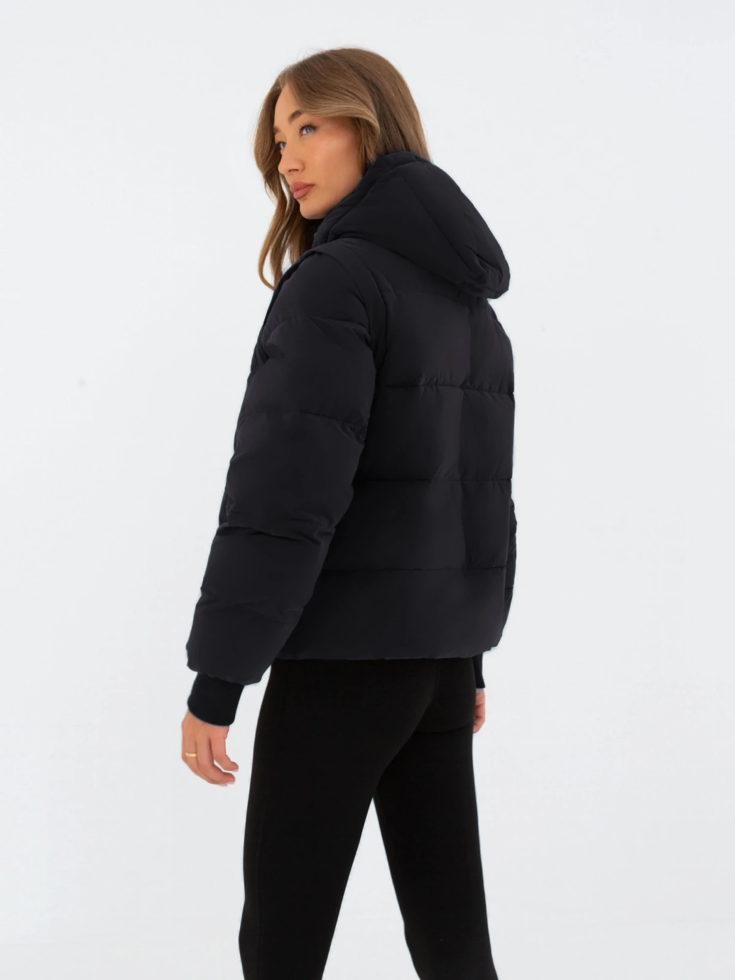 Multiway Puffer Coat 2 - Black 5 Multiway Puffer Coat 2 - Black - Image 5